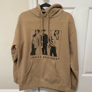 Jonas Brothers THE TOUR Tan Hoodie